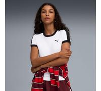 PUMA T7 Slim T-Shirt Women, White, size Large
