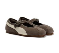 PUMA Tacklette Suede Women's Matte Bronze/Alpine Snow Trainers - UK 7