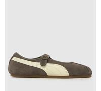 PUMA Tacklette Trainers in Brown UK 4 (EU 37)