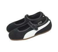 Puma Tacklette Wns Black White Women Lifestyle Casual Buckle Shoes 408550-01