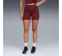PUMA Tad Essentials 5" Short Tights Women, Ruby Shimmer, size Small