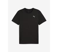 Puma Mens Training Essentials Solid Cat T-Shirt- Black, Black, Size S, Men Black