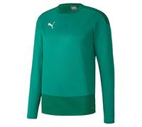 PUMA Team Goal 23 Training Sweat - Pepper Green-Power Green, Small