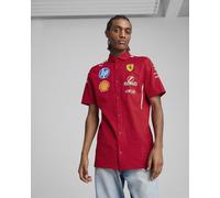 Puma Team Polo Shirt short sleeve red yellow blue - M