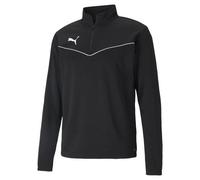 Puma Team Rise 1/4 Zip Top - Puma Black/White