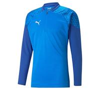 PUMA Mens Mid Layer Top 2XL Blue Slim Fit 1/4 Zip DryCell Breathable Wicking