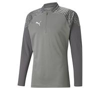 Puma Mens Teamcup 1/4 Zip Training Top Grey XXL