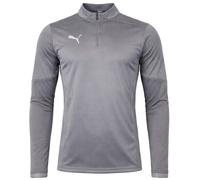 Puma teamFinal 1/4 Zip Long Sleeve Mens Grey Training Top 658551_13