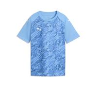 PUMA teamFINAL Graphic Jersey Jr, 152, Team Light Blue White-Clear Sea
