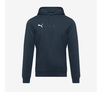PUMA Mens Teamgoal Casuals Hoody Pullover, Puma Navy-puma White, 3XL EU