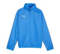 PUMA Unisex Teamgoal Allweather Jr Poly Jacket, Electric Blue Lemonade-PUMA White, 140 EU