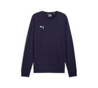 PUMA Mens Teamgoal Casuals Crew Neck Knitted Sweater, Puma Navy-puma White, XL EU