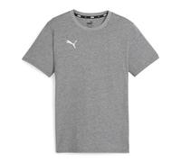 PUMA Unisex Teamgoal Casuals Jr Tee, Medium Gray Heather-puma White, 140 EU