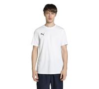 PUMA teamGOAL Casuals Tee Tee Unisex, PUMA White-PUMA Black, L