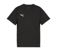 PUMA Unisex Teamgoal Jersey Jr Tee, Puma Black-puma White-Flat Dark Gray, 164 EU