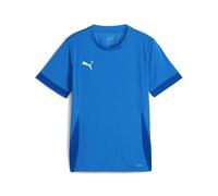 PUMA Unisex Teamgoal Matchday Jersey Jr Football Shirt, Electric Blue Lemonade-puma White-puma Team Royal, 128 EU