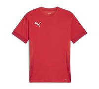 PUMA Unisex Teamgoal Matchday Jersey Jr Football Shirt, Puma Red-puma White-Fast Red, 152 EU