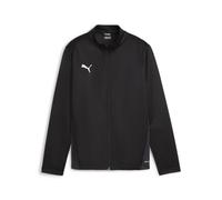 PUMA Unisex Teamgoal Training Jr Track Jacket, PUMA Black-PUMA White-Flat Dark Gray, 164 EU