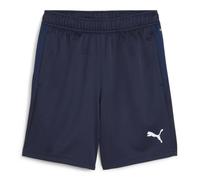 PUMA Unisex Teamgoal Training Jr Knitted Shorts, Puma Navy-puma White-Persian Blue, 128 EU