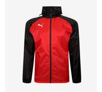 PUMA TeamLIGA All Weather 657245-01 Men's Rain Jacket Red/Black, L (EU 40)