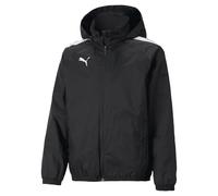 Puma Boys Girls TeamLIGA All Weather Rain Jacket Junior Coat Wind Stopper