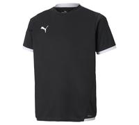 PUMA teamLIGA Football Jersey Shirt Short Sleeve Crew Neck Top - Unisex Kids