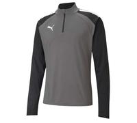 Puma teamLIGA 1 4 Zip Training Top Grey