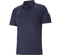 Puma Teamliga Men's Training Polo, White (Peacoat/Puma White), Medium