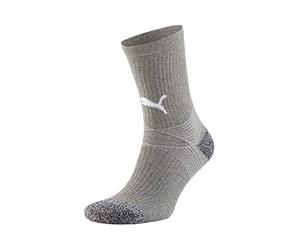PUMA teamLIGA Men's Training Socks Grey White Size 2 (35-38)