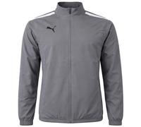 Puma teamLiga Sideline Long Sleeve Zip Up Mens Grey Jacket 657259_13