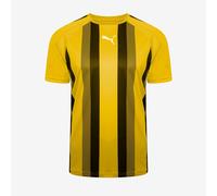 PUMA Men's Teamliga Striped Jersey Shirt, Cyber Yellow-puma Black, L UK