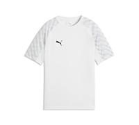 PUMA teamLIGA26 Jersey Jr, 128 White Black-Flat Light Gray