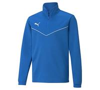Puma Boys Teamrise Training 1/4 Zip Top Electric Blue Lemonade 9/10Y