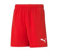 PUMA unisex-child teamRISE Short Jr, Puma Red-puma White ,size:128