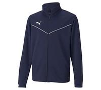 Puma Boys Teamrise Training Poly Track Jacket Peacoat/Puma White 11/12Y