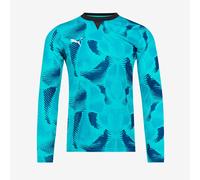 Puma teamTARGET 25 LS GK Shirt Bright Aqua Puma White Speed Blue