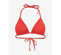 Puma Licence Womens Swim Triangle Bikini Top - Red - Size X-Small