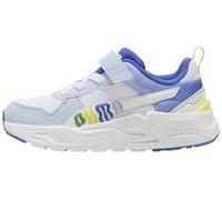 PUMA Trinity 2 LT Come ON AC+ PS Sneaker, Snow Mountain Blue White-Lemon Meringue, 13 UK Child