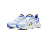 PUMA Trinity 2 LT Come ON JR Sneaker, Snow Mountain Blue White-Lemon Meringue, 3 UK