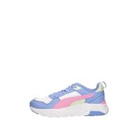 PUMA Trinity 2 LT JR Sneaker, White-Pink Shimmer-Intense Lavender, 4 UK