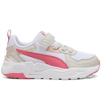 PUMA Trinity Lite AC + Ps Girl's Shoes White & Pink Sports With Tear New
