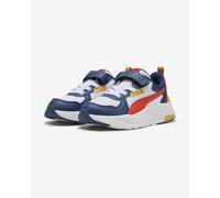 Puma Trinity Lite AC+ Shoes Navy Blue Red Yellow Kids - 35