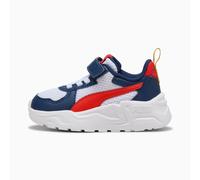 PUMA Trinity Lite Sneakers Babies, White/Fierce Red/Persian Blue, size 5