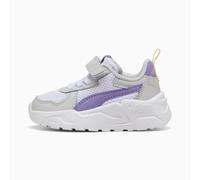 PUMA Trinity Lite Sneakers Babies, White/Lavender Alert/Glacial Grey, size 5