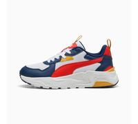 PUMA Trinity Lite Sneakers Youth, White/Fierce Red/Persian Blue, size 5