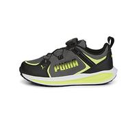 PUMA Twitch Runner Disc Sneaker, Castlerock-Light Lime Black, 11 UK Child