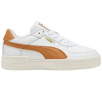 Puma UK 10 Unisex CA Pro Classic Trainers White/ Caramel Latte 38019058 New