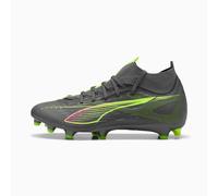PUMA Ultra 5 Match+ FG/AG Football Boots Women, Matte Aged Silver/Yellow Alert/Aged Silver, size 5.5