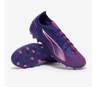 PUMA Unisex Ultra 5 Match MG Soccer Shoe, Lapis Lazuli White-Sunset Glow, 7 UK
