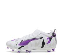 Puma Ultra 5 Match Volume Up Firm Ground Football Boots Childrens 2 White/Purple